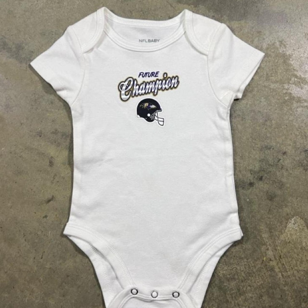 'NFL Baby Baltimore Ravens Onesie – 6 Months